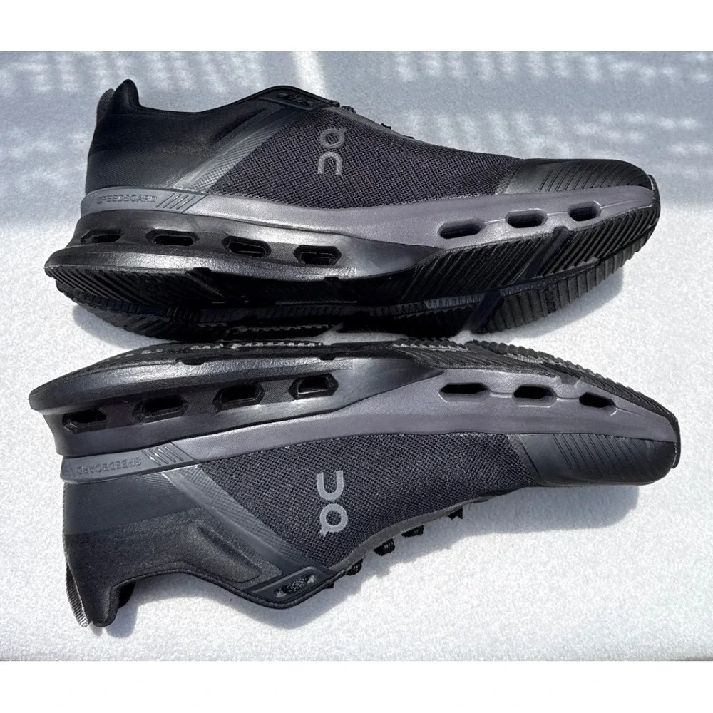 NEW On Cloudnova X Mens 11.5 Black Eclipse Running Training Shoes 3ME30410106